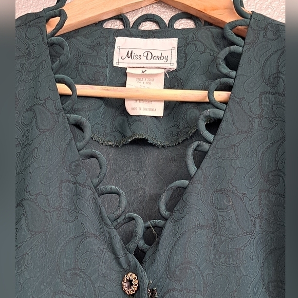 Miss Darby Emerald Green Midi Dress   Size 10 - Picture 8 of 15